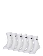 Nike Dri-Fit Crew Socks Sockor Strumpor White Nike