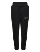 PUMA Ess+ Script Metallic Pants Fl G Svart