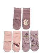 Lindex Sock 3 P Sg Romantic Forest Rosa