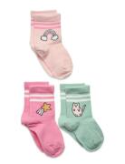 Sock 3 P Sg Kawaii Sockor Strumpor Multi/patterned Lindex