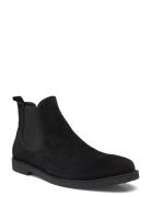 Booties - Flat - With Elastic Stövletter Chelsea Boot Black ANGULUS