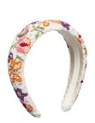 Becksöndergaard Primula Wide Beaded Hairbrace Vit