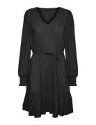 Vmsoma Ls Short Dress Jrs Kort Klänning Black Vero Moda