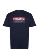 Tommy Jeans Tjm Reg Rwb Tommy Entry Tee Ext Marinblå