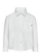 Cotton Oxford Svano Shirt Tops Shirts Long-sleeved Shirts White Mads N...