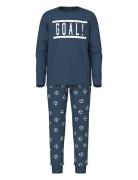 Nkmnightset Dark Denim Football Noos Pyjamas Set Navy Name It