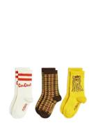 Coucou 3-Pack Socks Sockor Strumpor Multi/patterned Mini Rodini