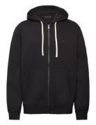 Tommy Hilfiger Essential Fleece Zip Through Svart