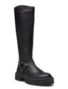 Glimmer Boots Höga Stövlar Black Steve Madden