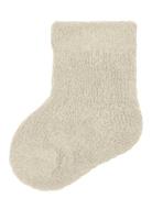 Name It Nbmollo Terry Fluffy Sock Beige