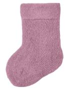 Nbfolli Terry Fluffy Sock Sockor Strumpor Pink Name It