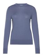 Calvin Klein Merino Wool C-Neck Sweater Blå