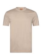 Mos Mosh Gallery Perry Crunch O-Ss Tee Beige