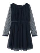 Nkfvabos Ls Dress Noos Dresses & Skirts Dresses Partydresses Navy Name...