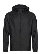 Packable Lightweight Windbreaker Tunn Jacka Black GANT