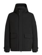 Rockie Down Hooded Jacket Yllerock Rock Black Tommy Hilfiger