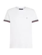 Tommy Hilfiger Global Stripe Cuff Pique Tee Vit