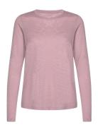 Soft Texture Long Sleeve Sport T-shirts & Tops Long-sleeved Pink Casal...