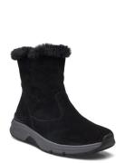 Rollingsoft Mid Boot Shoes Boots Ankle Boots Ankle Boots Flat Heel Bla...