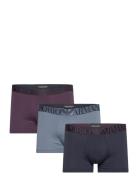 Men's Knit 3-Pack Trunk Boxerkalsonger Blue Emporio Armani