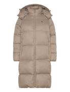 Calvin Klein Jeans Down Long Puffer Beige