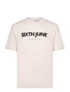 SIXTH JUNE Essentiel Ss Tshirt Kräm