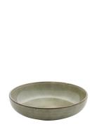 Sigrid - Grey/Green St Ware Soup Plate 19 X 4,8 Cm 1 Pcs Home Tablewar...