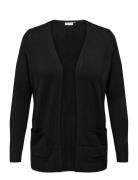 ONLY Carmakoma Caresly L/S Open Cardigan Knt Noos Svart