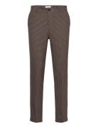 Les Deux Como Reg Houndstooth Suit Pants Brun