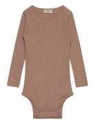 MarMar Copenhagen Plain Body Ls Brun