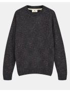 Anerkjendt Aksune Space Yarn Crew Neck Svart