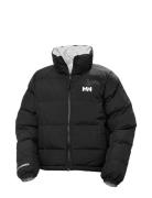 W Yu 23 Reversible Puffer Fodrad Jacka Black Helly Hansen