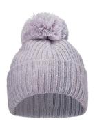 Wool Beanie - Lavender Love 1-2Y Accessories Headwear Hats Beanie Purp...