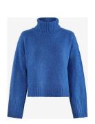 July Tops Knitwear Turtleneck Blue Six Ames