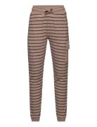 En Fant Pants Sweat Stripe Beige