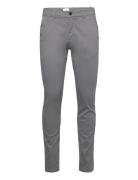 Superflex Chino Pants Bottoms Trousers Chinos Grey Lindbergh