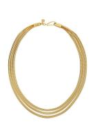 Edblad Herringb Triple Necklace Guld