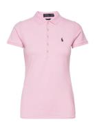 Polo Ralph Lauren Slim Fit Stretch Polo Shirt Rosa