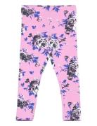 Nmfvivian Aop Legging Bottoms Leggings Pink Name It