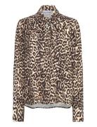 Coster Copenhagen Shirt In Leo Print Brun