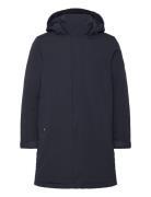 Tech Padded Parka Parka Jacka Navy Tommy Hilfiger