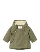 Nbmgodo Padded Loose Jacket Fo Lil Parka Jacka Khaki Green Lil'Atelier