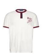 Polo Ralph Lauren Classic Fit Logo Slub Jersey T-Shirt Vit