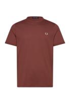 Fred Perry Ringer T-Shirt Brun