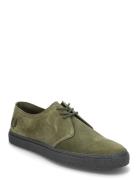 Linden Suede Låga Sneakers Green Fred Perry