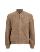 Kemble Suede Bomber Bomberjacka Jacka Brown AllSaints