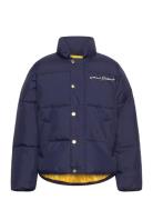 Mini Rodini Society City Puffer Jacket Fodrad Jacka Navy Mini Rodini