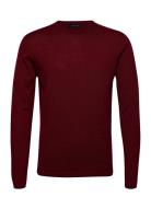 Casual Friday Cfkent Merino Crew Neck Knit Röd