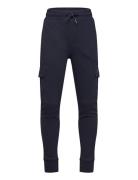 Mango Cargo Jogger Trousers Marinblå