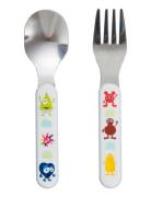 Babblarna Babblarna- Cutlery, Fork & Spoon Multi/patterned